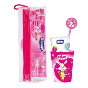 Chicco Conjunto Higiene Oral Rapariga 36M+