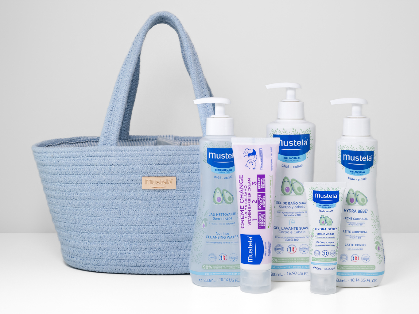 Mustela Kit Cesta Essenciais Bebe Azul