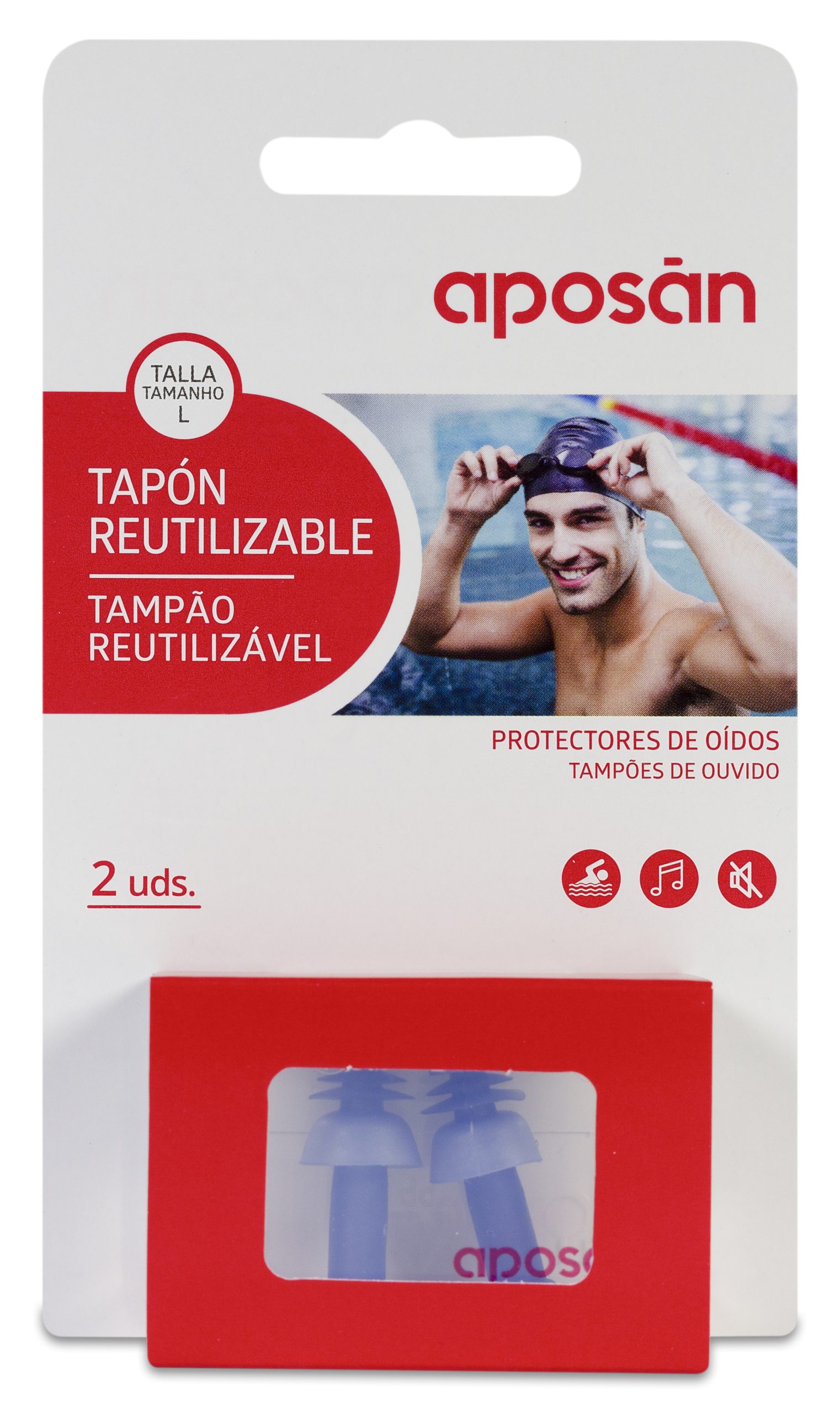 Aposan Tampao Reutilizavel Adulto L X2