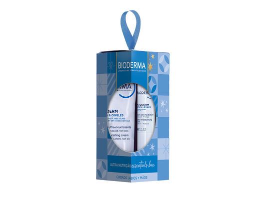 Bioderma Pack Atoderm | Creme Mãos 50ml + Stick Labial 4g | Hidratação 8h