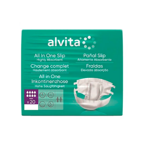 Alvita Fralda Noite Maxi/Medium X20