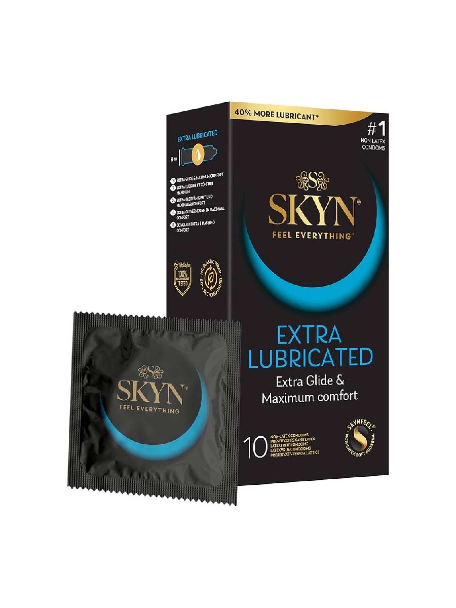 Skyn Extra Lubricated Preservativo X10