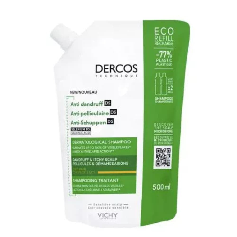 Dercos Anticas Ch Casp Sec Refill 500Ml