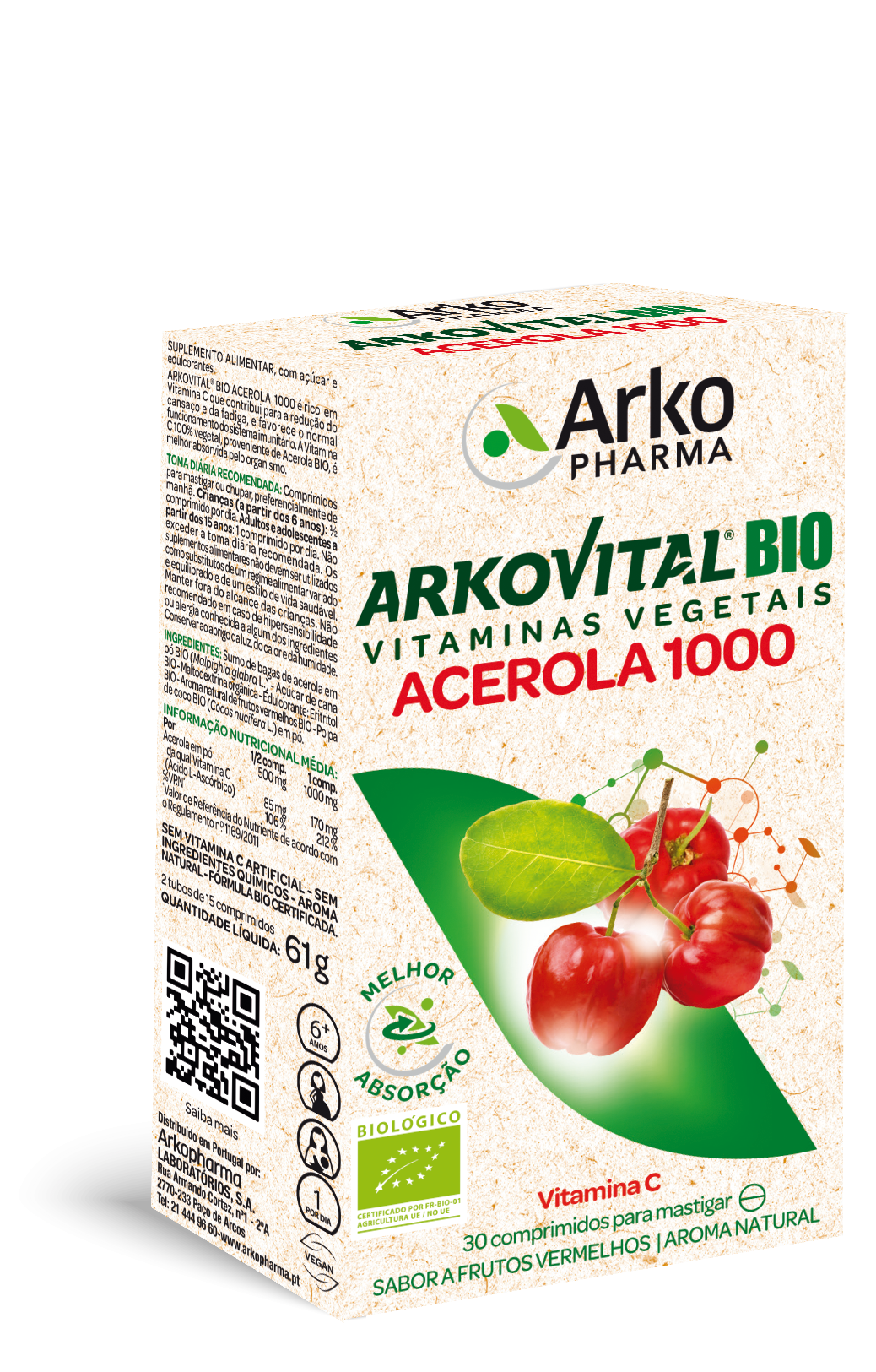 Arkovital Acerola 1000 Comprimidos X30
