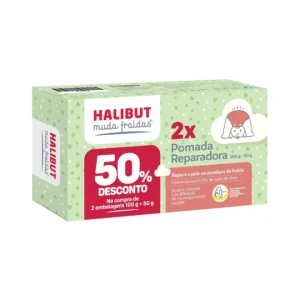 Halibut Muda Fraldas Pomada Reparadora 100g+50g