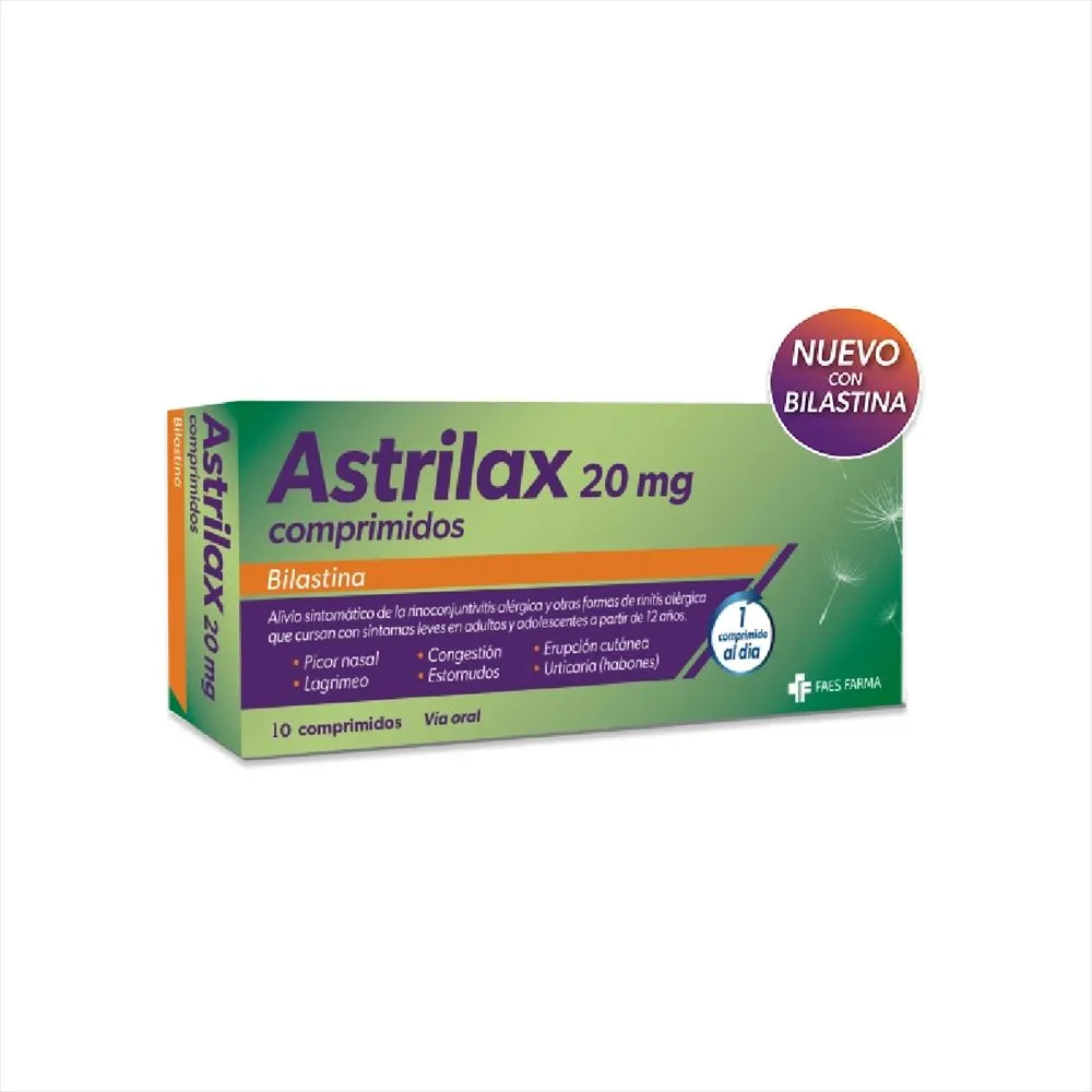 Astrilax 20 mg Blister 20 Unidades