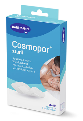 Cosmopor Steril Penso 10cmx8cm X5