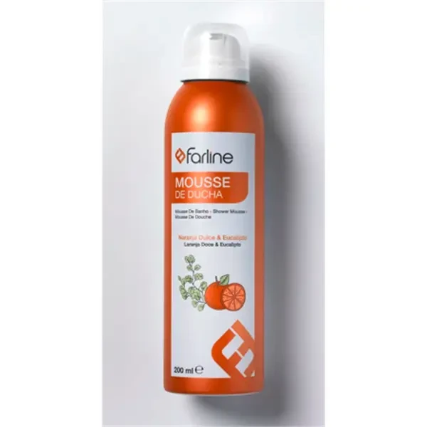 Farline Mousse Banho Laranja Doce / Eucalipto 200 ml