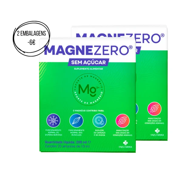 Magnezero Ampolas X20 X2 Desconto -6€