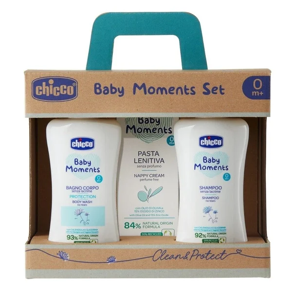 Chicco Set Baby Moments Clean & Protect
