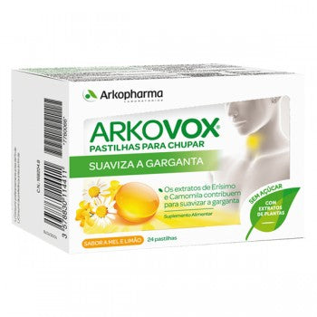 Arkovox Mel Limão Pastilhas X 24