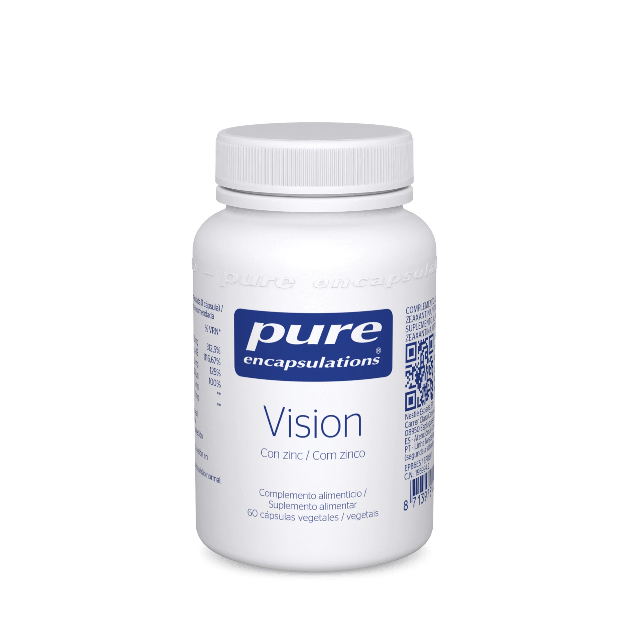 Pure Encapsulations Vision 60 cápsulas