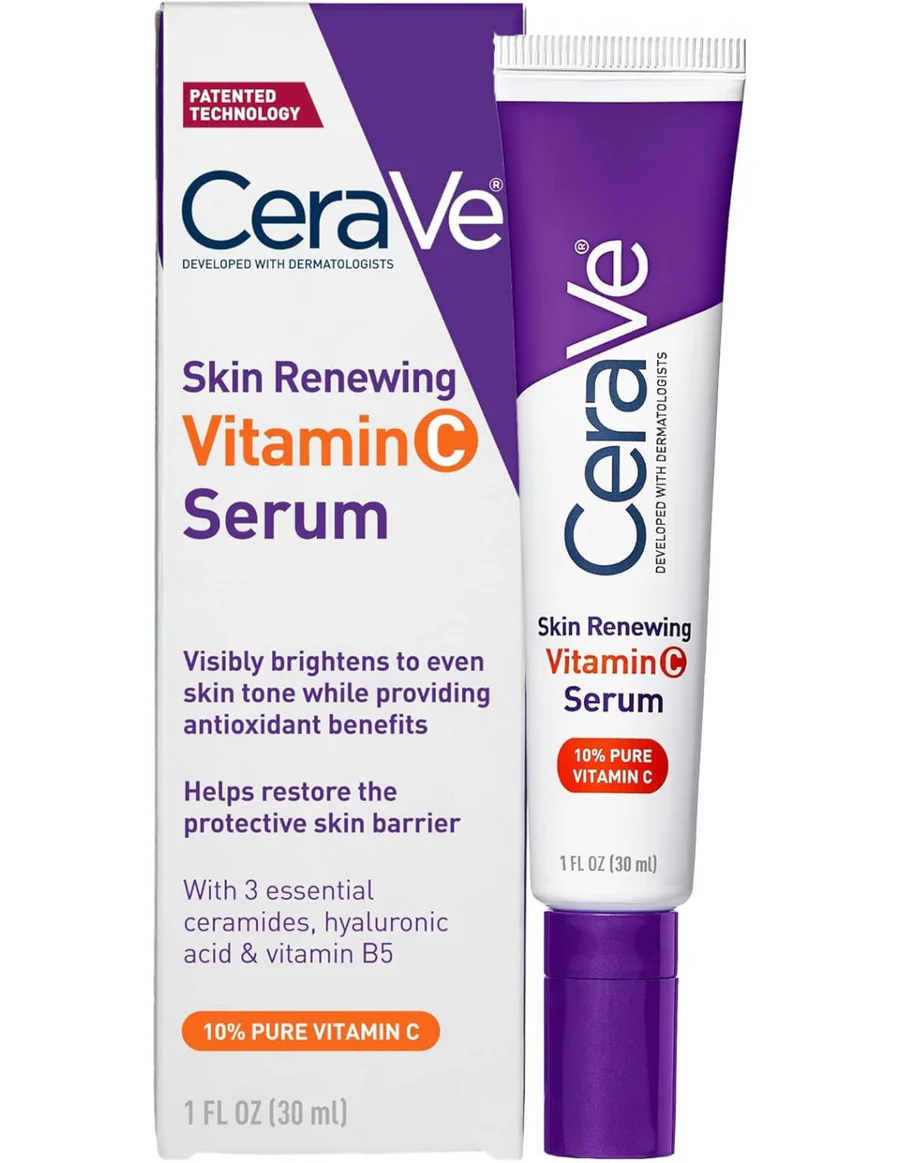 CeraVe Skin Renewing Sérum Vitamina C 30 mL – Luminosidade & Uniformidade