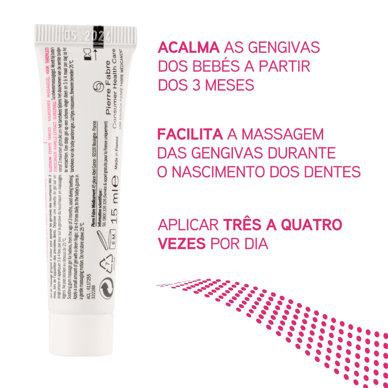 ELGYDIUM Primeiros Dentes 15ml | Gel Gengival Bebé +3 Meses - Image 2