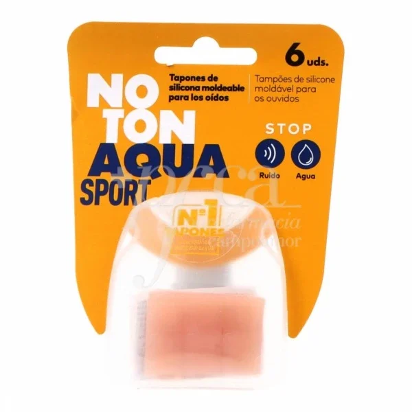 Noton Aqua Sport Tampões Silicone Moldável  x6