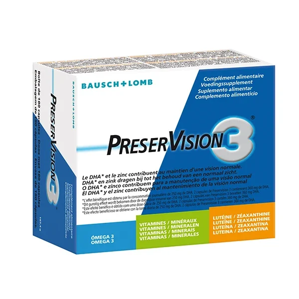 Preservision 3 Cápsulas  X 180