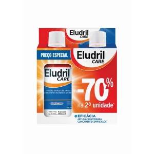 Eludril Care - Colutório Antiplaca 500ml X2 -70% Desconto