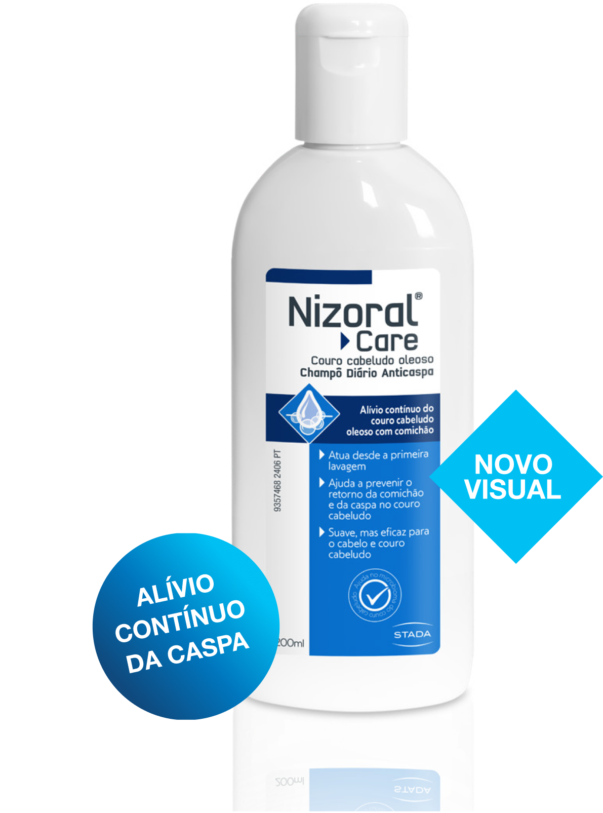 Nizoral Care Champô diário anticaspa para couro cabeludo oleoso, Frasco 200ml 1 Nizoral Care Champô diário anticaspa para couro cabeludo oleoso, Frasco 200ml