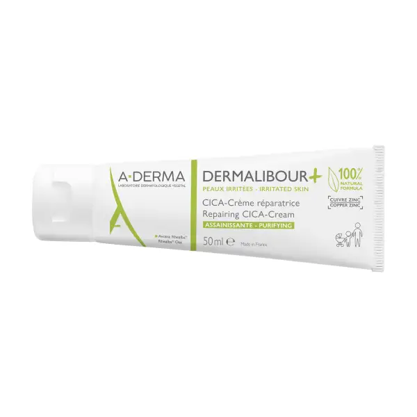 A-Derma Dermalibour+ Creme Reparador Purificante CICA 50ml - Image 2