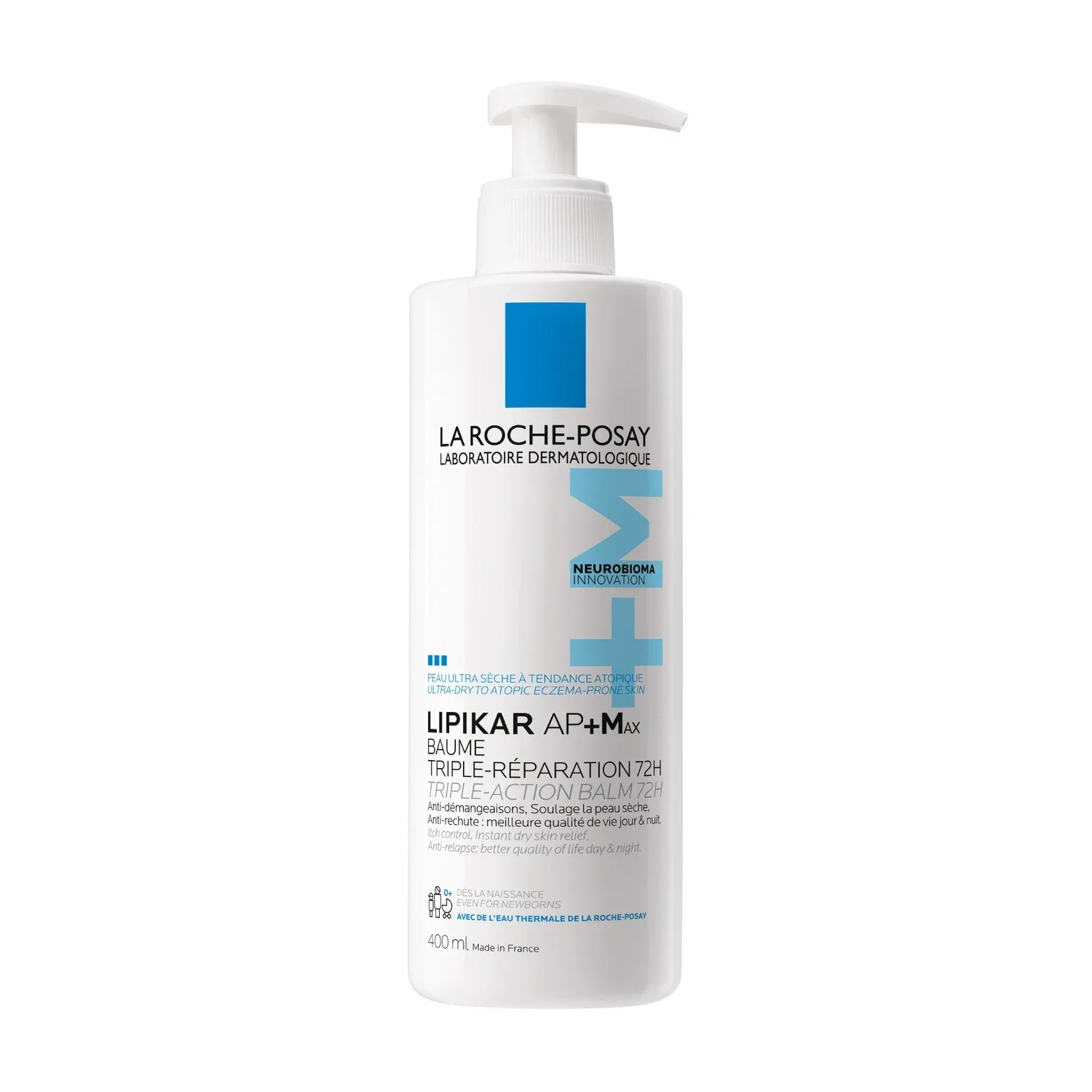 La Roche Posay Lipikar Baume AP+ Max 400mL – Conforto e Hidratação